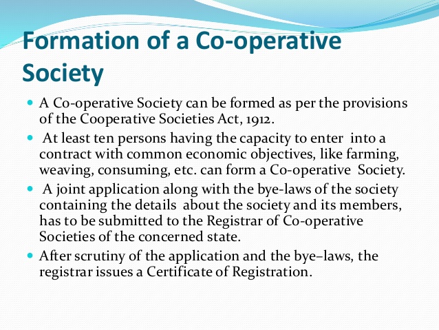 what is cooperative society